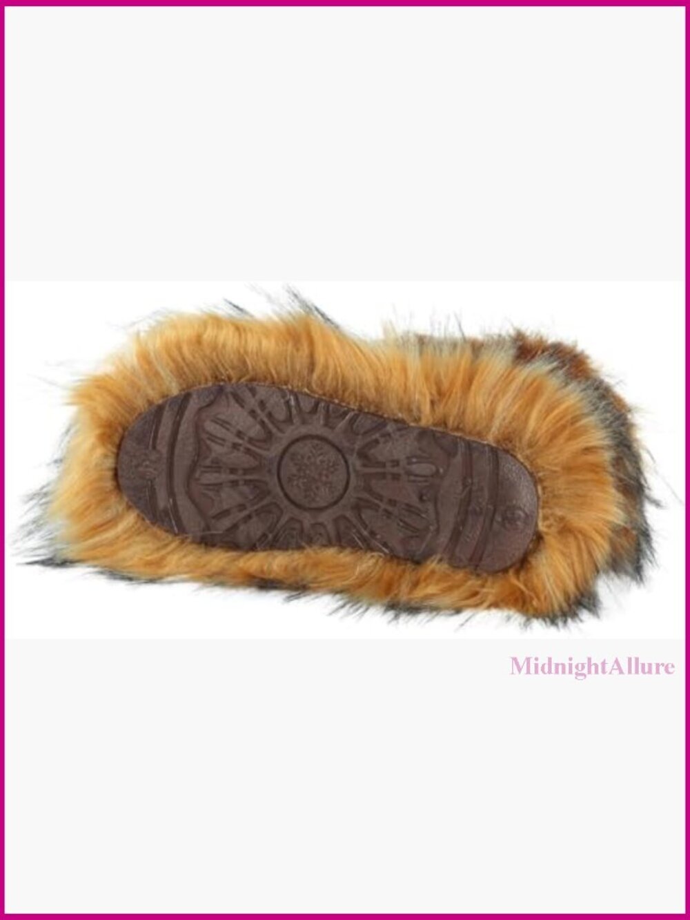 Faux Fur Mid-Calf Snow Boots, Warm Winter Outdoor Indoor Flat - Picture 5 of 7
